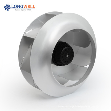 450mm diameter AC 230V 115V  380V Backward curved capacitor external rotor motor centrifugal fan for ventilation system